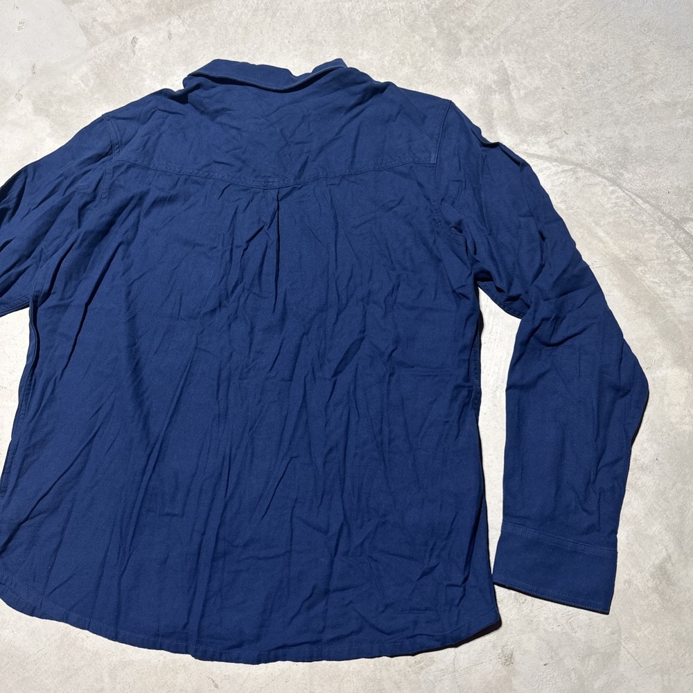 $95 Stio Miter Stretch Lightweight Flannel Shirt - Men's SZ XL NWT Blue - Picture 9 of 11